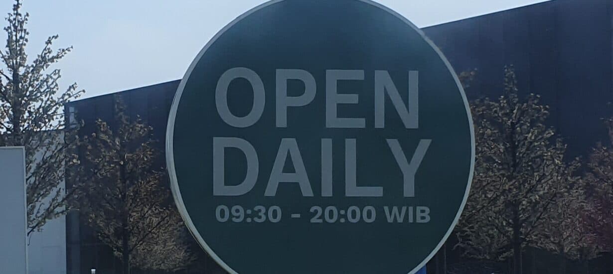 Jasa Percetakan - Neon Box Bertiga Advertising - Neon Box Bulat