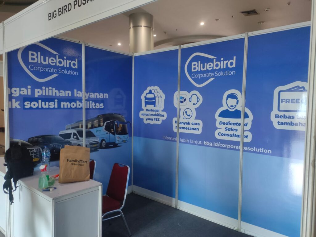 Jasa Percetakan - Digital Printing Backdrop - Project Blue Bird - 01