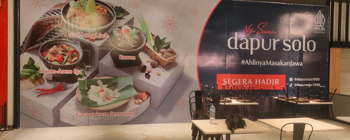 Jasa Percetakan - Digital Printing Backdrop - Project Dapur Solo - 01
